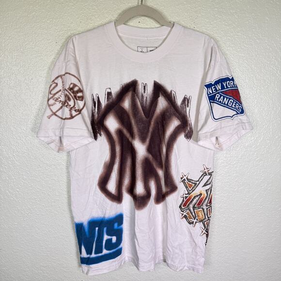 Cactus Jack New York Shirt Mens Large Yankees Giants Fanatics Fest Travis Scott